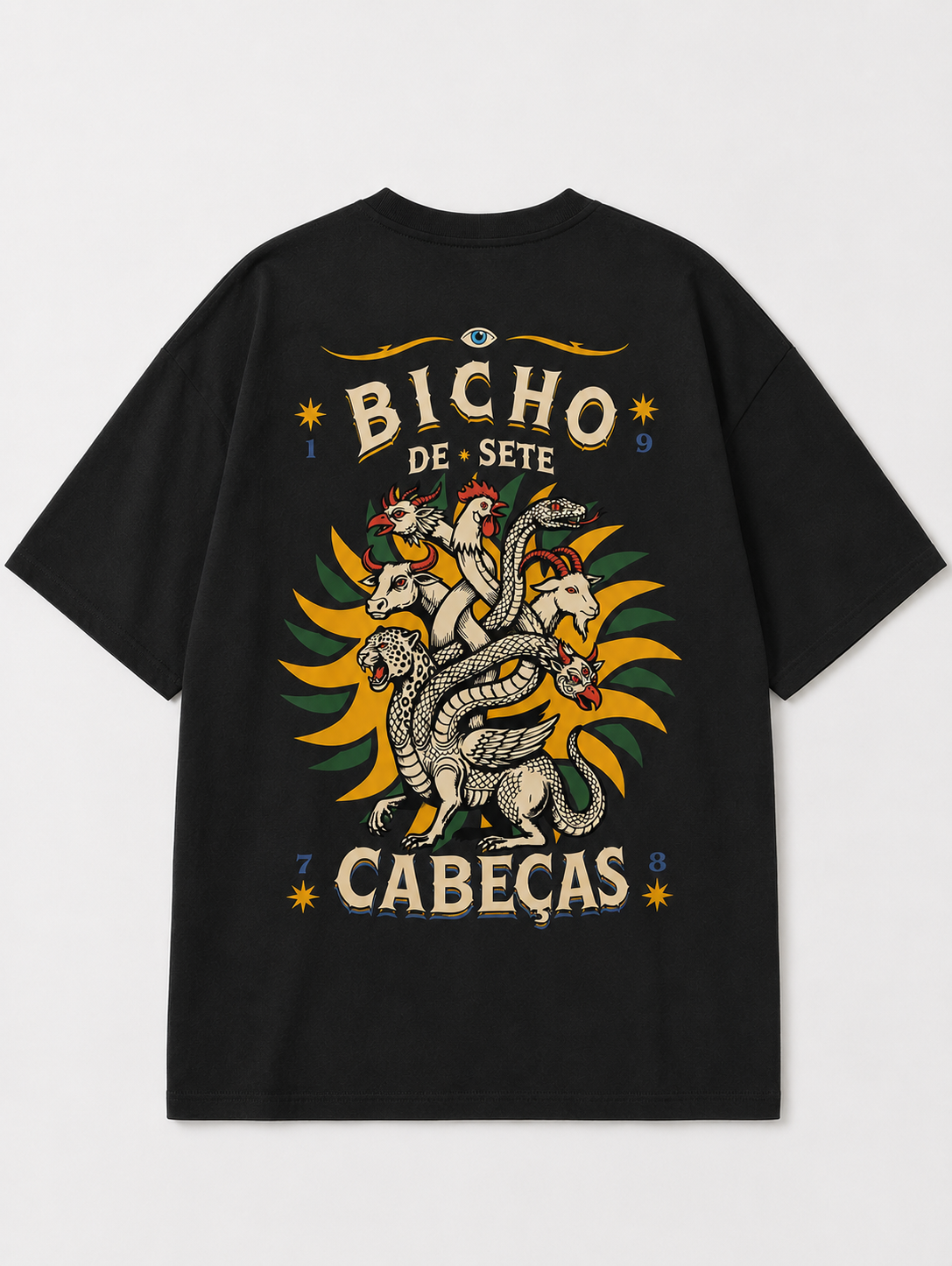 Camiseta Bicho de 7 Cabeças — Costas